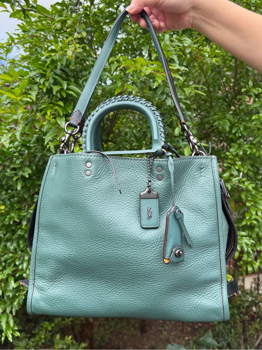 Coach Rogue Bag 30 With Whipstitch Handle 58116